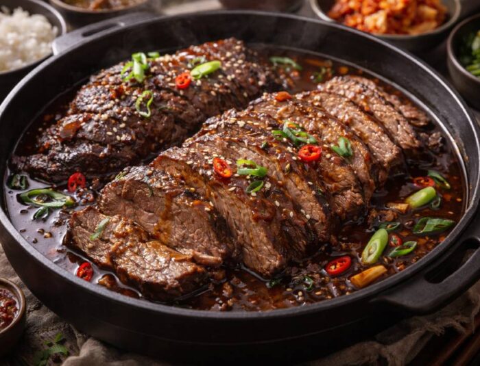 Beef Brisket Braised Korean Style yang Lumer dan Kaya Rasa