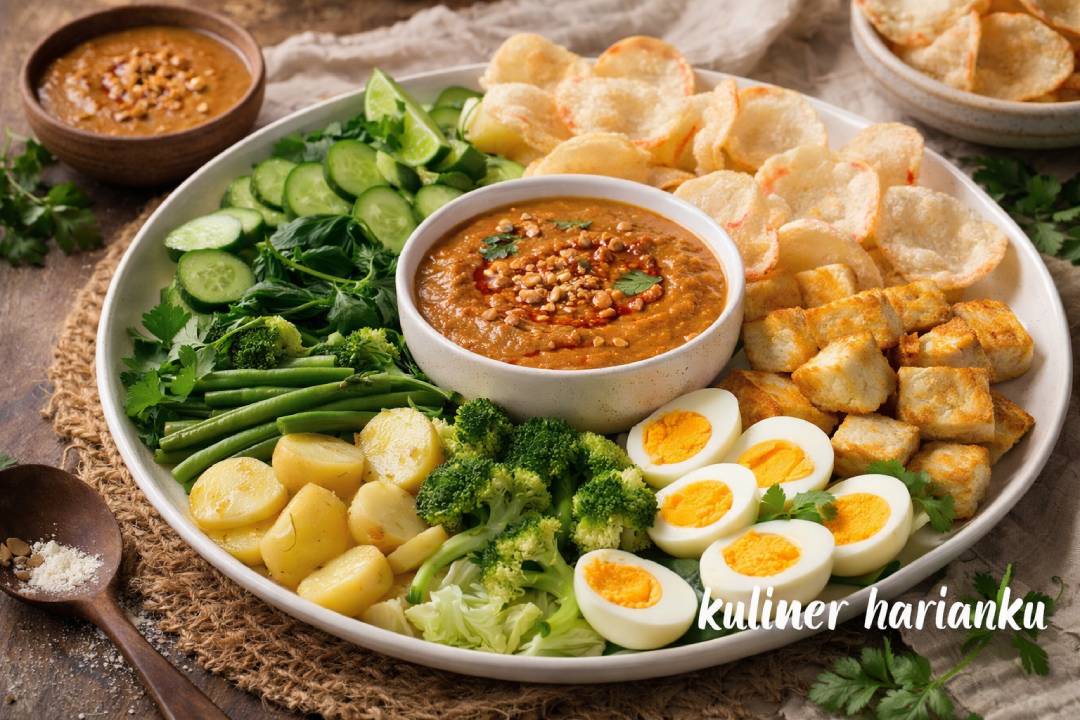 Gado-Gado Menu Sehat dengan Bumbu Kacang yang Lezat