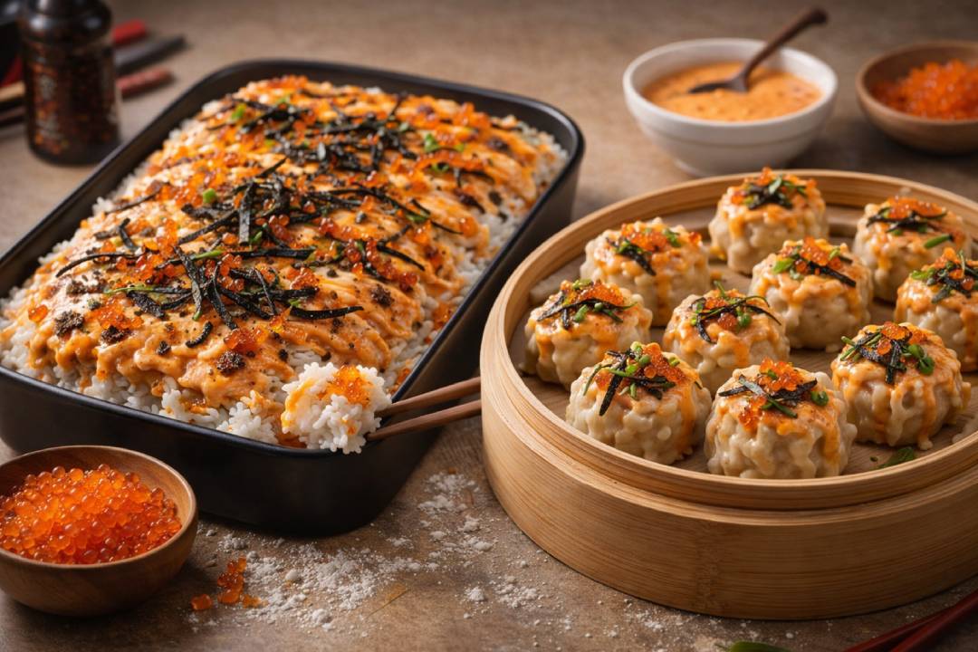 Mentai Rice dan Dimsum Mentai, Nikmatnya Saus Bakar