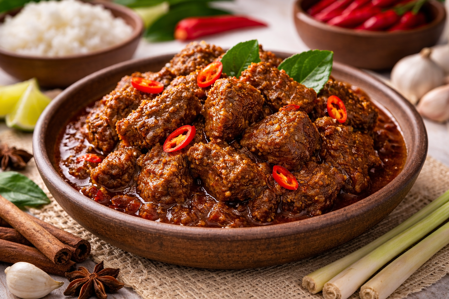 Rendang: Daging Empuk dengan Bumbu yang Memanjakan Lidah