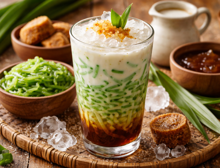 Resep Bikin Es Cendol Segar Legit dan Wangi Pandan