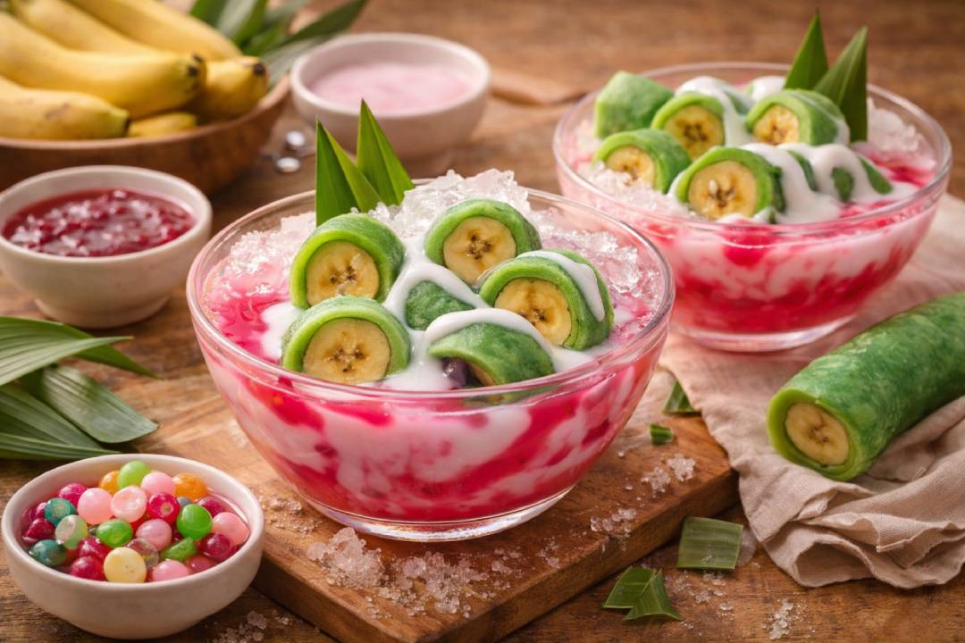 Resep Es Pisang Ijo Makassar: Lezat, Gurih, dan Segar