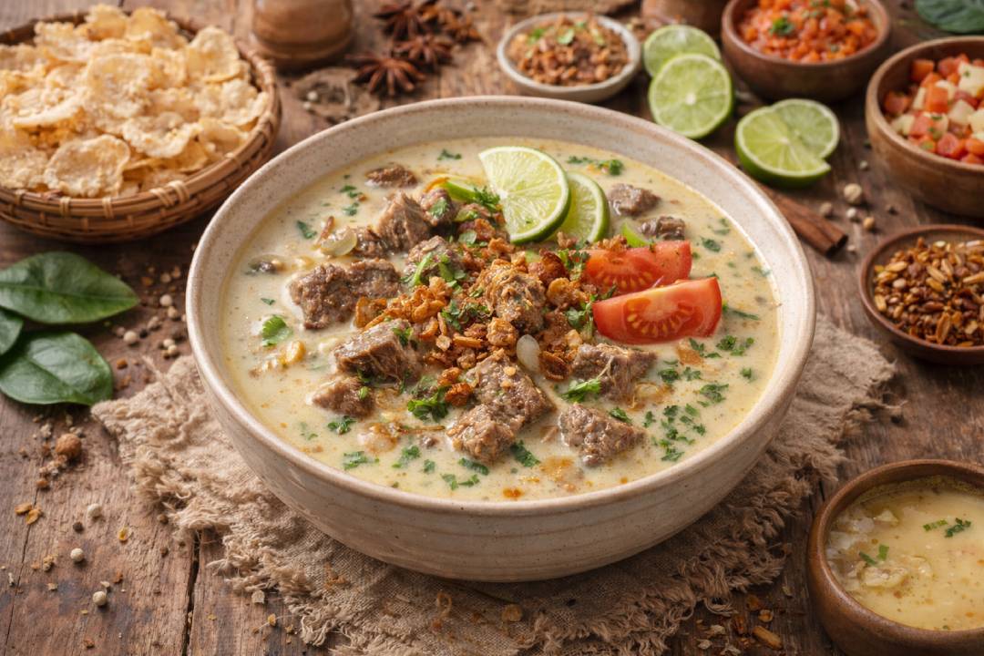 Soto Betawi Susu Creamy, Kuah Lembut dan Wangi Rempah