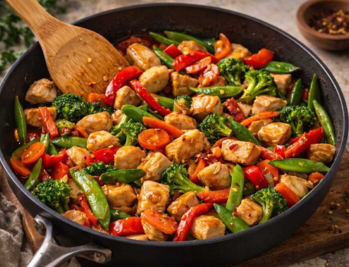 Chicken Stir-Fry Tumis Ayam dengan Sayuran Segar