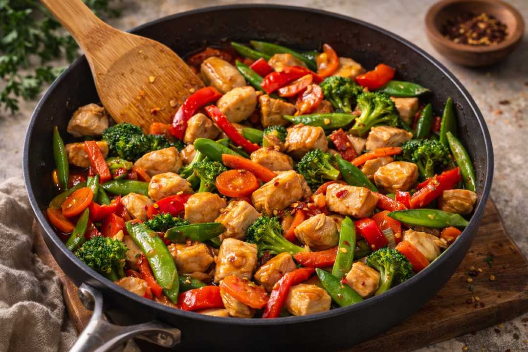 Chicken Stir-Fry Tumis Ayam dengan Sayuran Segar