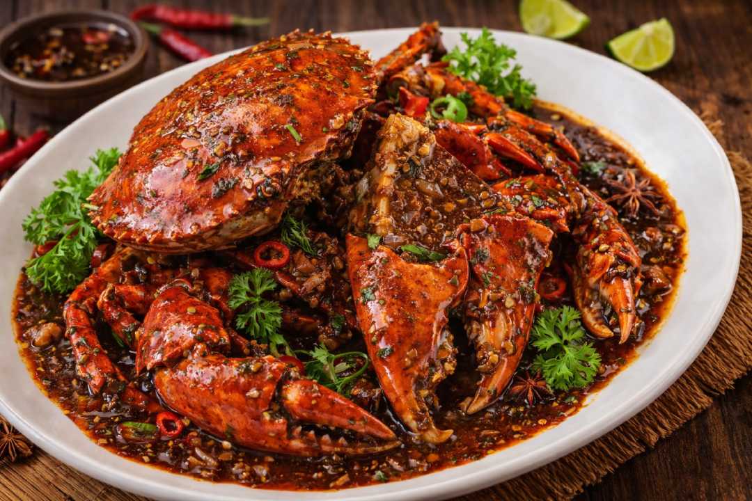 Kepiting Lada Hitam Rasa Pedas dan Gurih dalam Setiap Gigitan