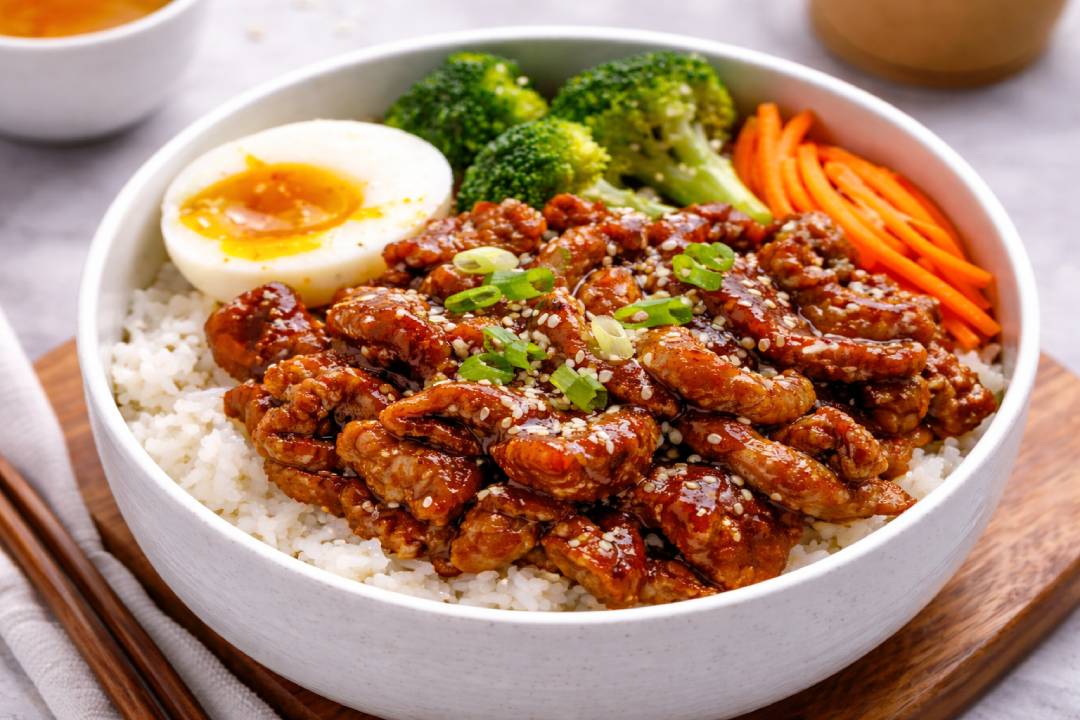 Beef Teriyaki Rice Bowl, Hidangan Kekinian Favorit Anak Muda