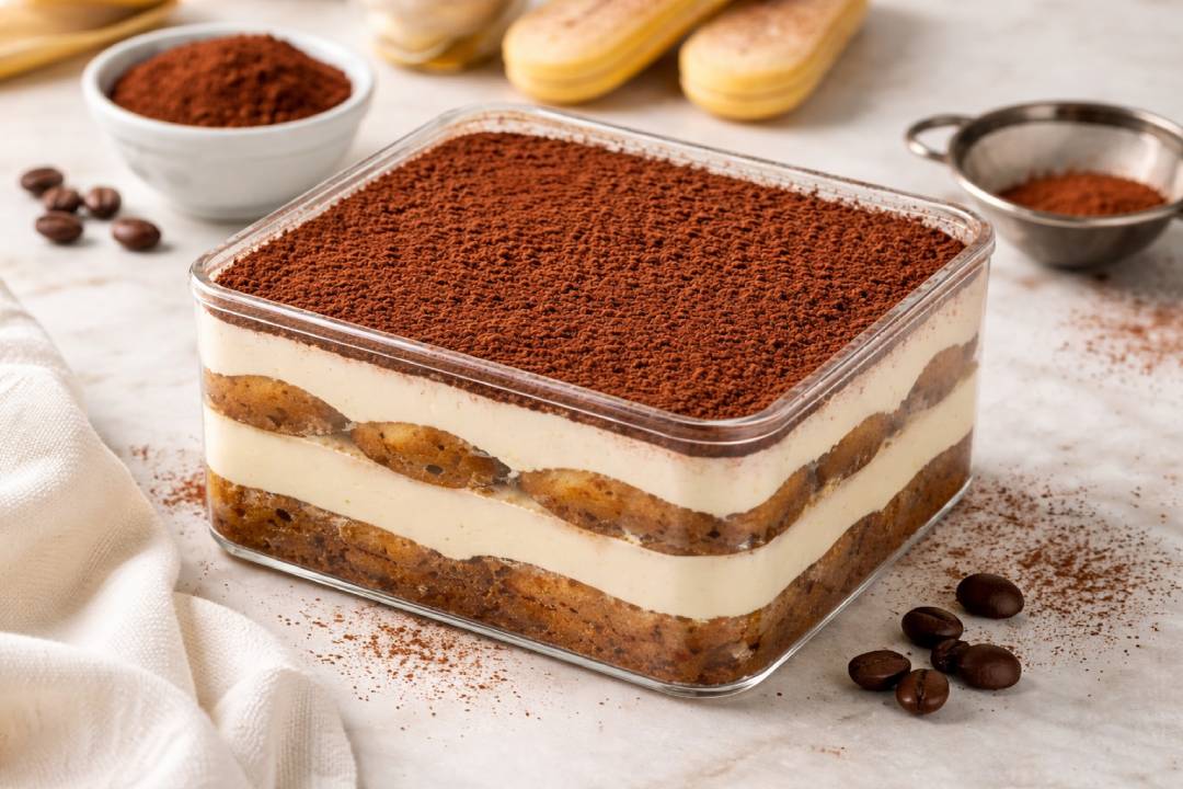 Cara Membuat Dessert Box Tiramisu Tanpa Oven, Lembut dan Creamy