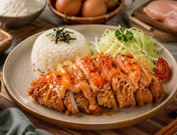 Chicken Katsu Crispy Saus Mentai, Gurih dan Bikin Nagih Setiap Gigitan