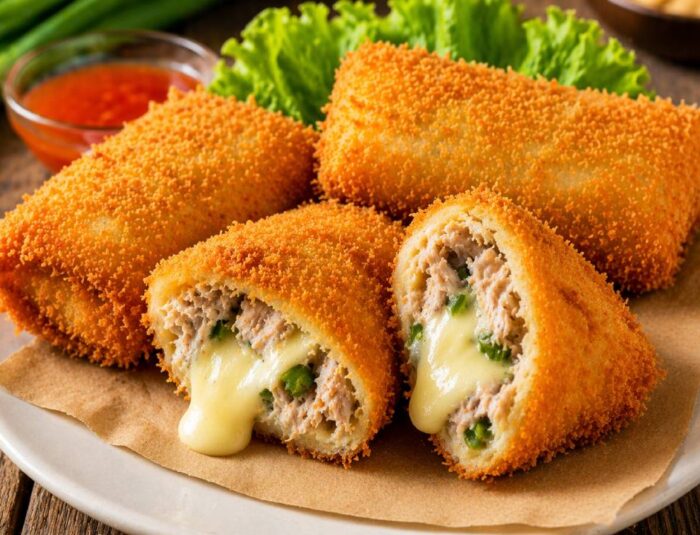 Risol Mayo Lumer Ayam Keju yang Creamy dan Gurih, Camilan Viral Bikin Nagih