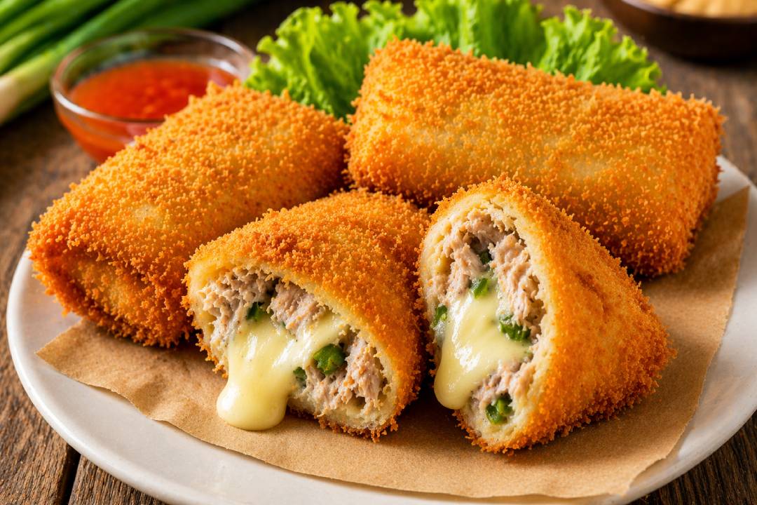 Risol Mayo Lumer Ayam Keju yang Creamy dan Gurih, Camilan Viral Bikin Nagih