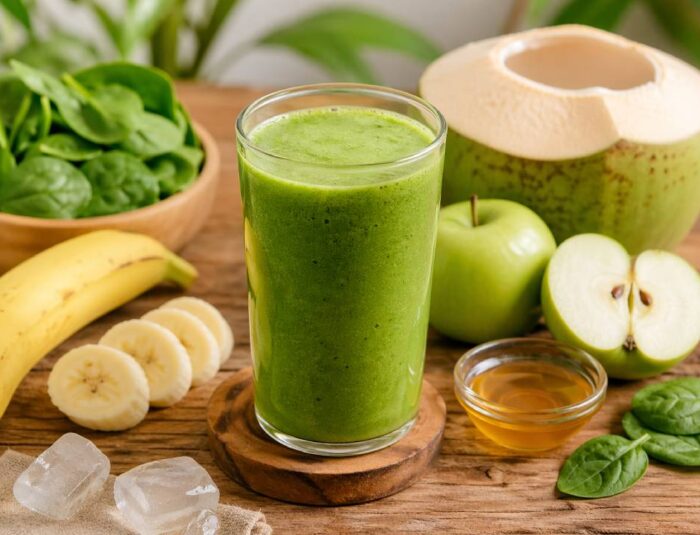 Smoothie Hijau Detox 1 Gelas dengan Rasa Ringan dan Nutrisi Seimbang