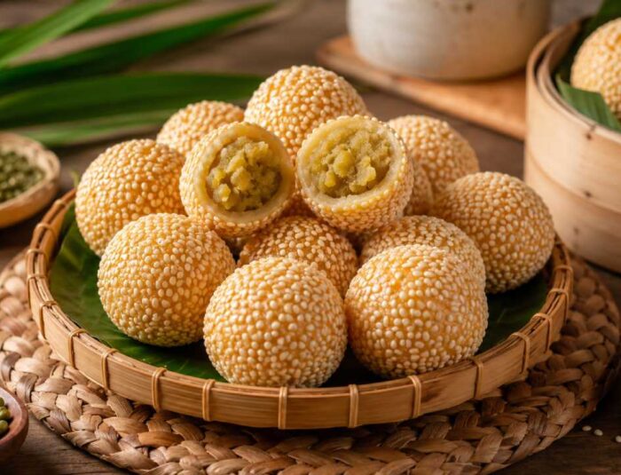 Cara Membuat Onde-Onde Isi Kacang Hijau Anti Kempes, Renyah dan Lembut