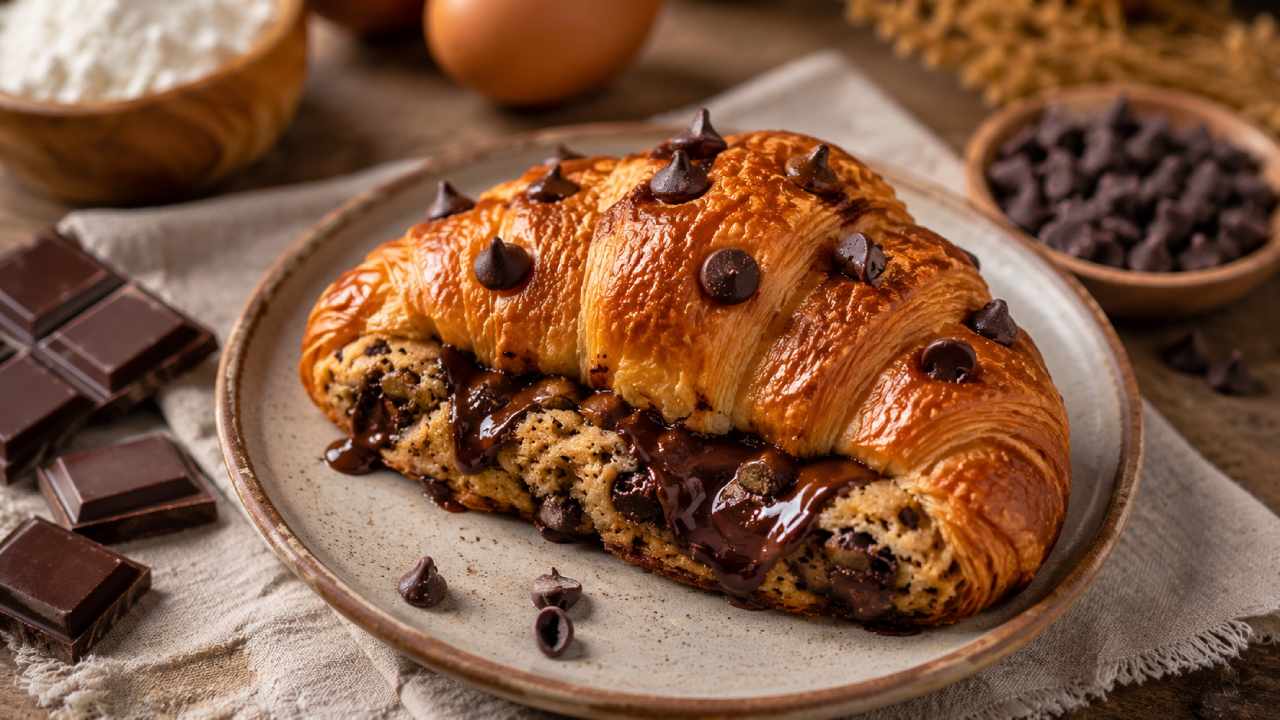 Crookie, Dessert Viral yang Menggabungkan Renyah Croissant dan Lumer Cookie