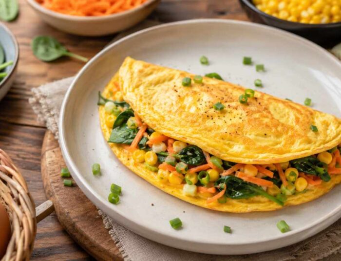 Menu Sarapan Sehat Omelet Sayur Lembut dan Praktis, Bikin Kenyang Lebih Lama