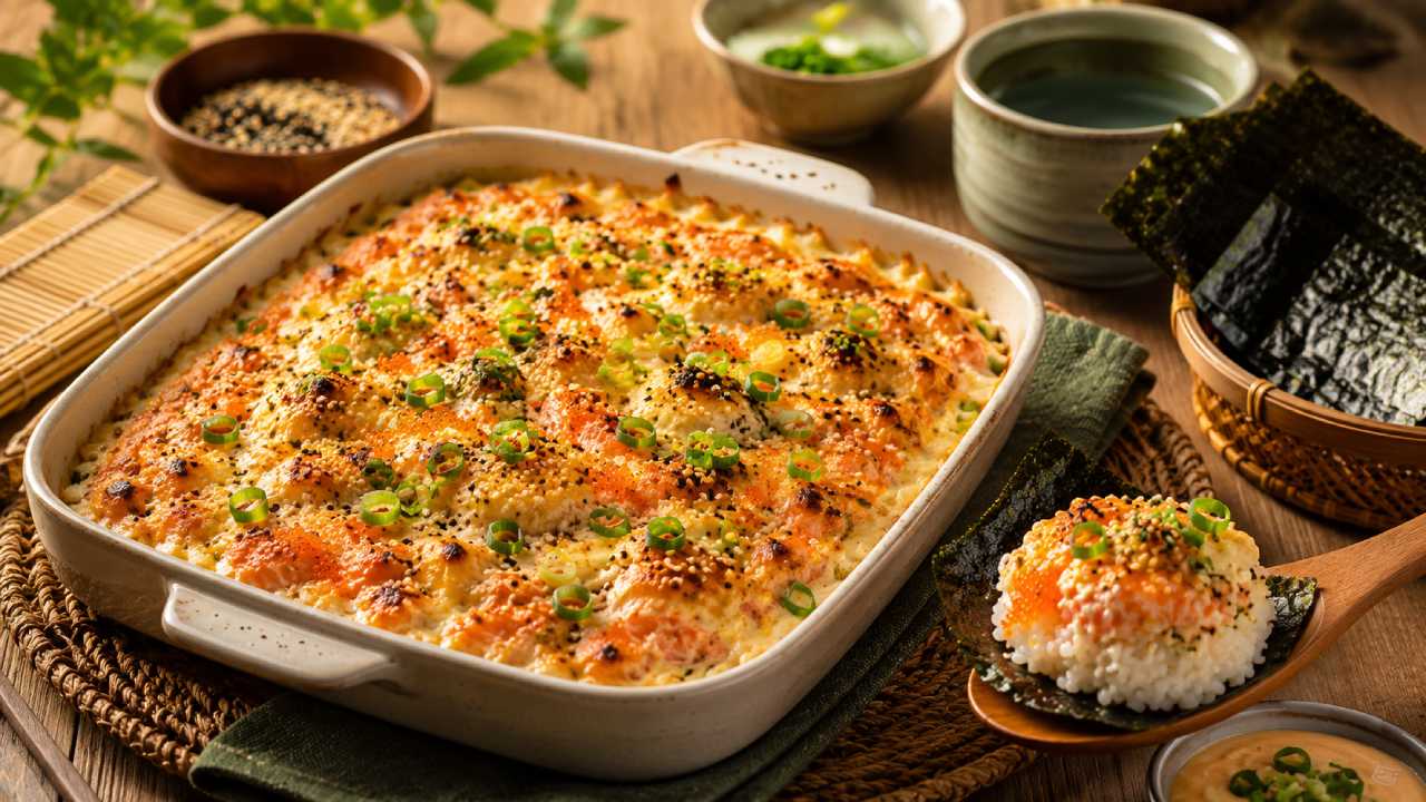 Sushi Bake Rumahan yang Praktis dan Cocok untuk Acara Keluarga
