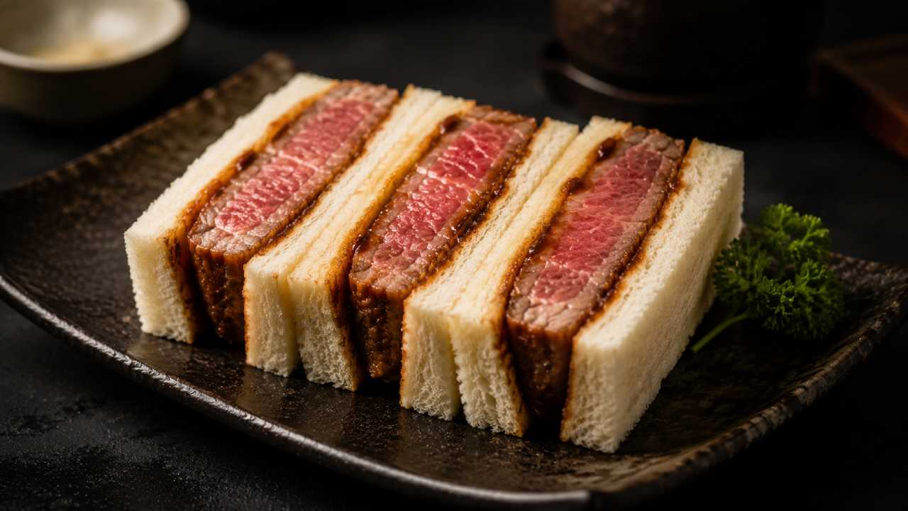 Wagyu Sandwich, Perpaduan Daging Juicy dan Roti Lembut yang Membuat Ketagihan