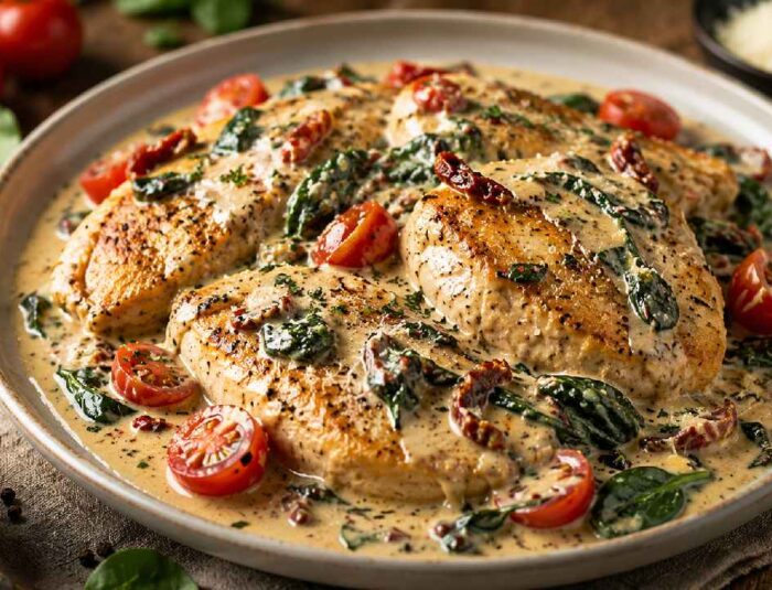 Creamy Tuscan Chicken Jadi Menu Modern Begini Rahasia Kelezatan Saus Krimnya