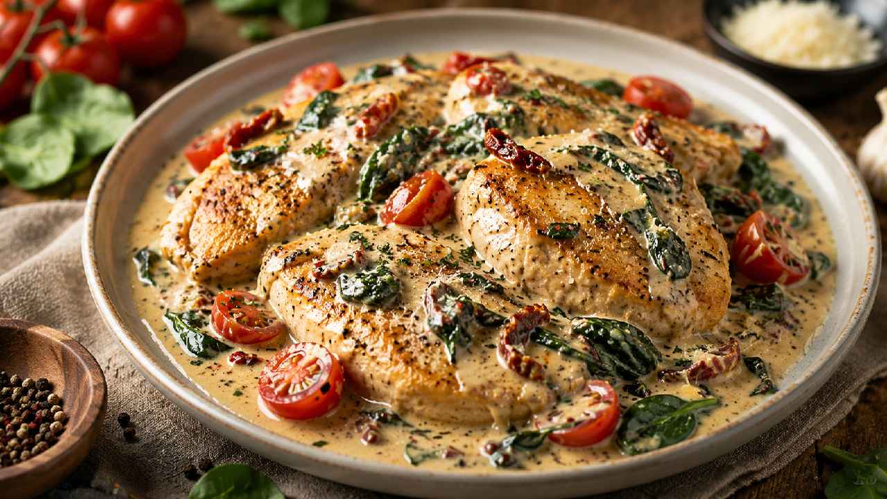 Creamy Tuscan Chicken Jadi Menu Modern Begini Rahasia Kelezatan Saus Krimnya