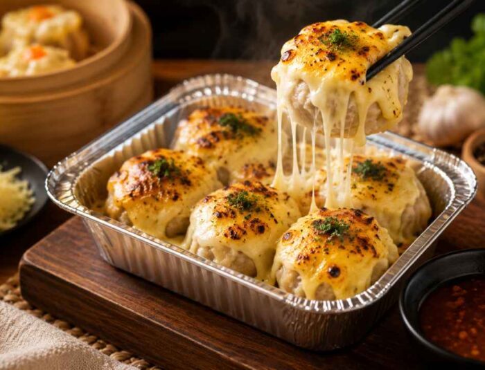 Dimsum Tar Tar Viral! Rahasia Lelehan Keju Melimpah yang Bikin Ketagihan