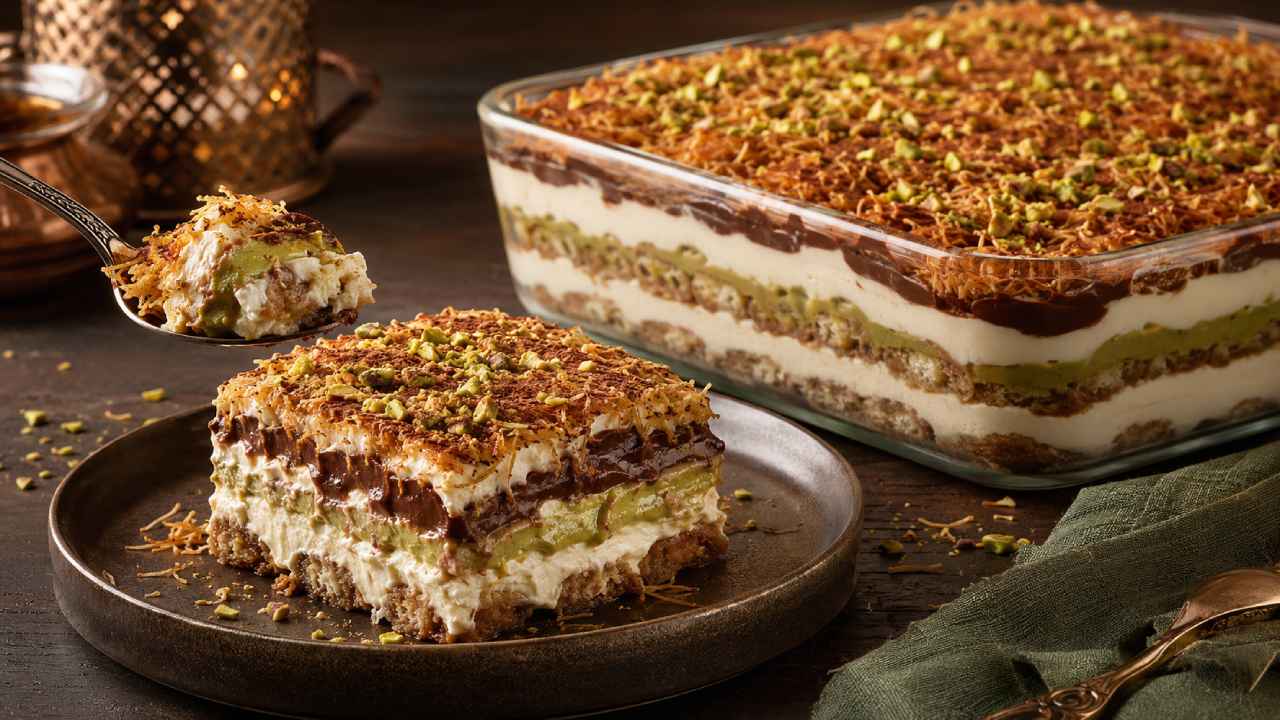 Dubai Chocolate Tiramisu Viral, Perpaduan Pistachio Renyah dan Krim Lembut