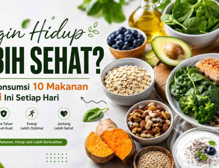 Ingin Hidup Lebih Sehat? Coba Konsumsi 10 Makanan Bergizi Ini Setiap Hari