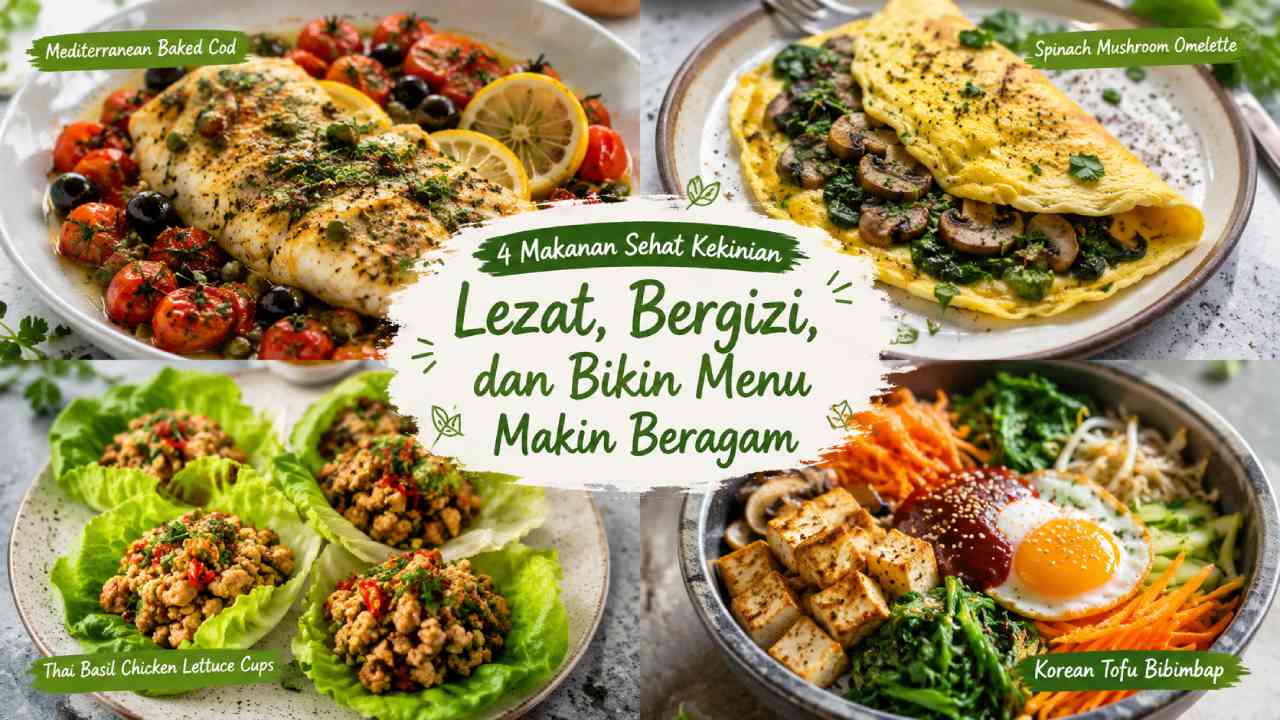 4 Makanan Sehat Kekinian yang Lezat dan Bikin Menu Makin Beragam