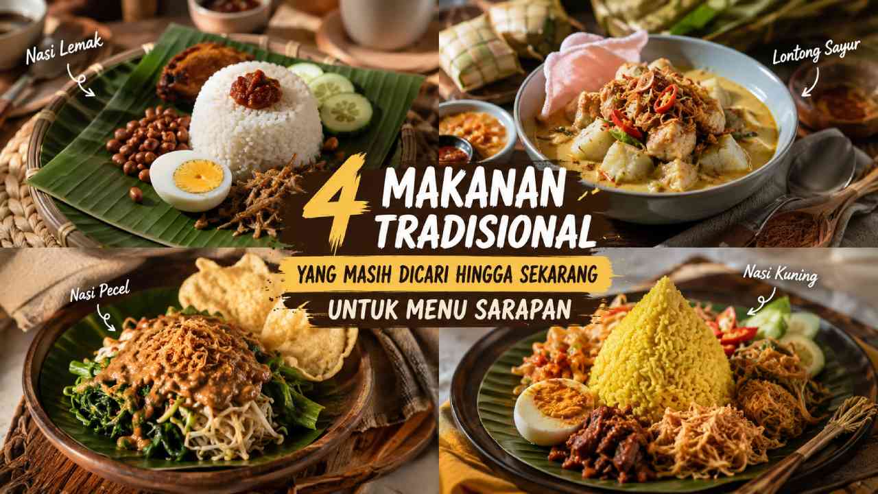 4 Makanan Tradisional yang Masih Dicari hingga Sekarang untuk Menu Sarapan