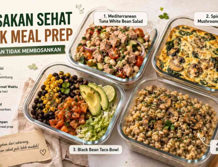 4 Masakan Sehat untuk Meal Prep yang Praktis dan Tidak Membosankan