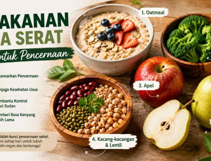 5 Makanan Kaya Serat yang Baik untuk Pencernaan