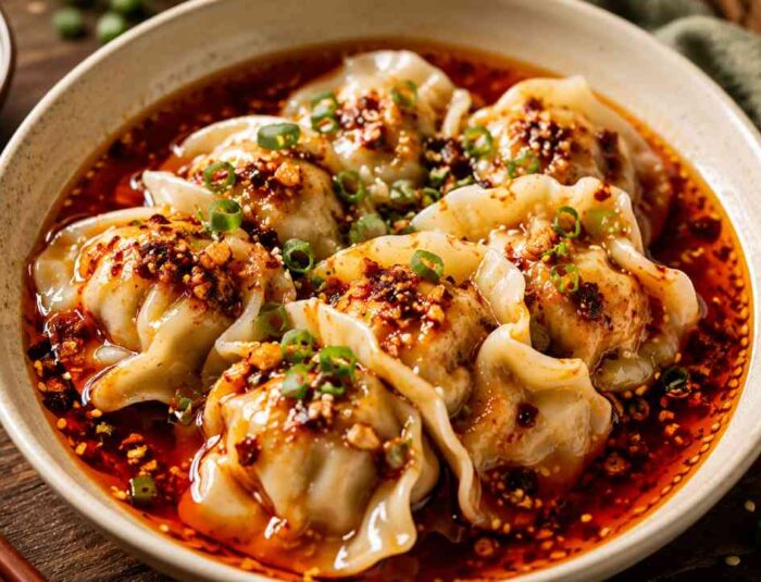 Chili Oil Dumplings, Inspirasi Hidangan Kekinian untuk Pencinta Rasa Pedas