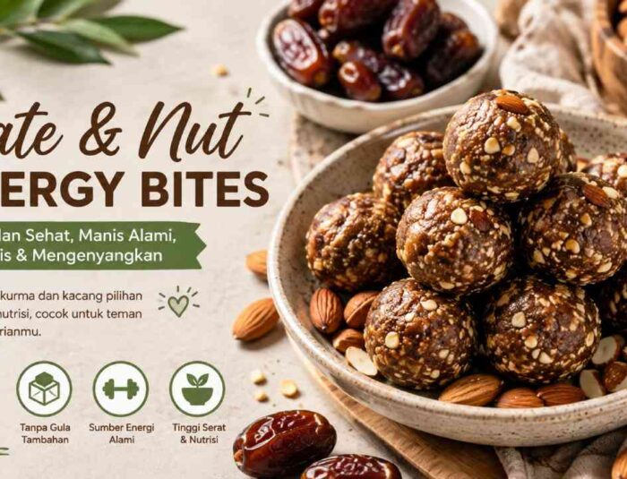 Date & Nut Energy Bites untuk Teman Ngemil Sehat