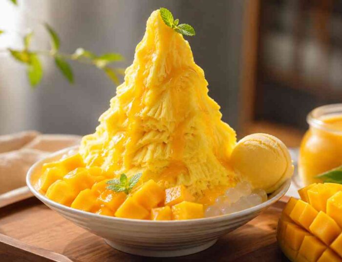 Es Gunung Mangga, Sensasi Lembut Mangga Asli Seperti Salju