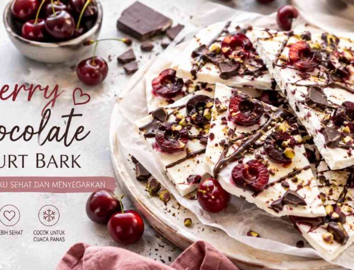 Ide Dessert Beku dari Yogurt, Cherry, dan Dark Chocolate