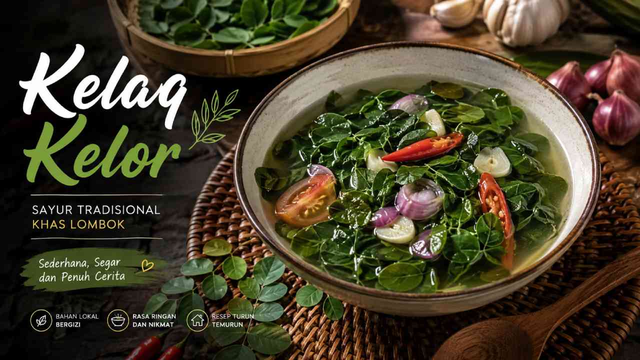 Kelaq Kelor, Sayur Tradisional Lombok yang Jarang Diketahui
