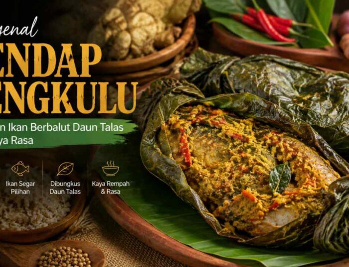 Mengenal Pendap Bengkulu, Hidangan Ikan Berbalut Daun Talas yang Kaya Rasa