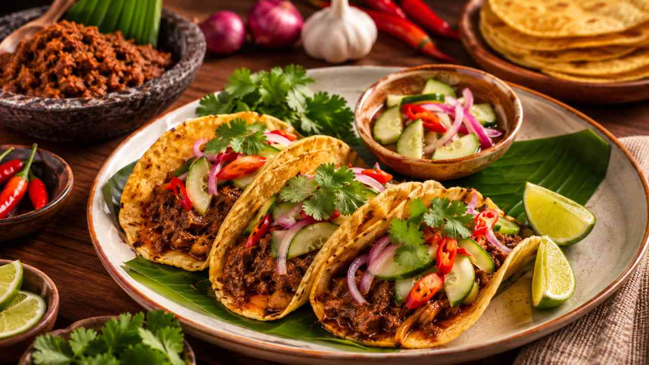Rendang Tacos, Perpaduan Cita Rasa Minangkabau dan Kuliner Meksiko