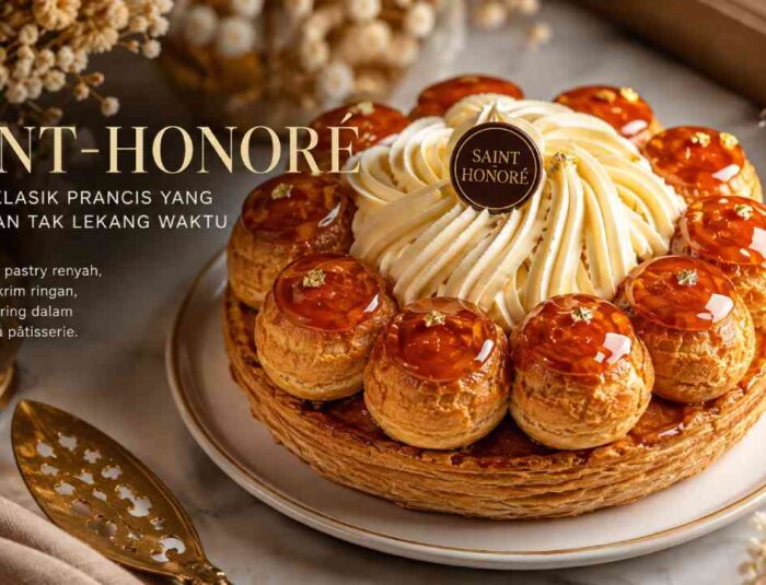 Saint-Honoré Memikat Pecinta Dessert dengan Choux dan Karamel Renyah