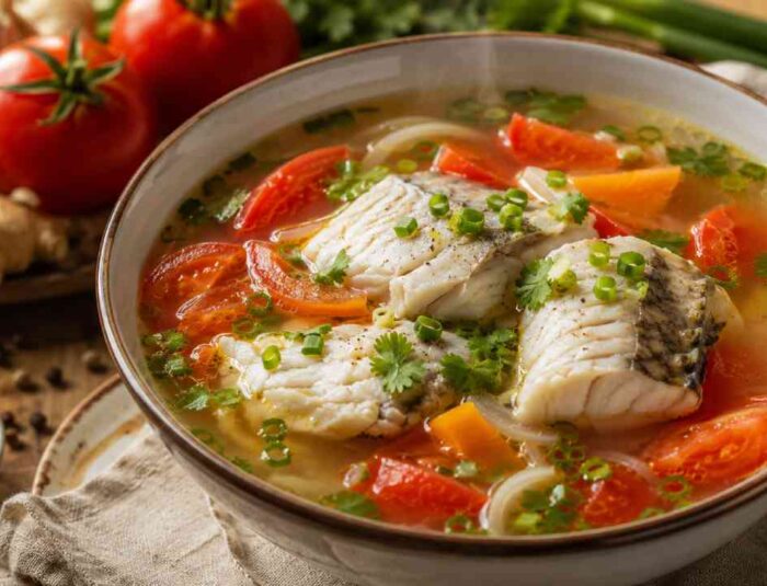 Sup Ikan Tomat Segar dengan Bumbu Sederhana Rumahan