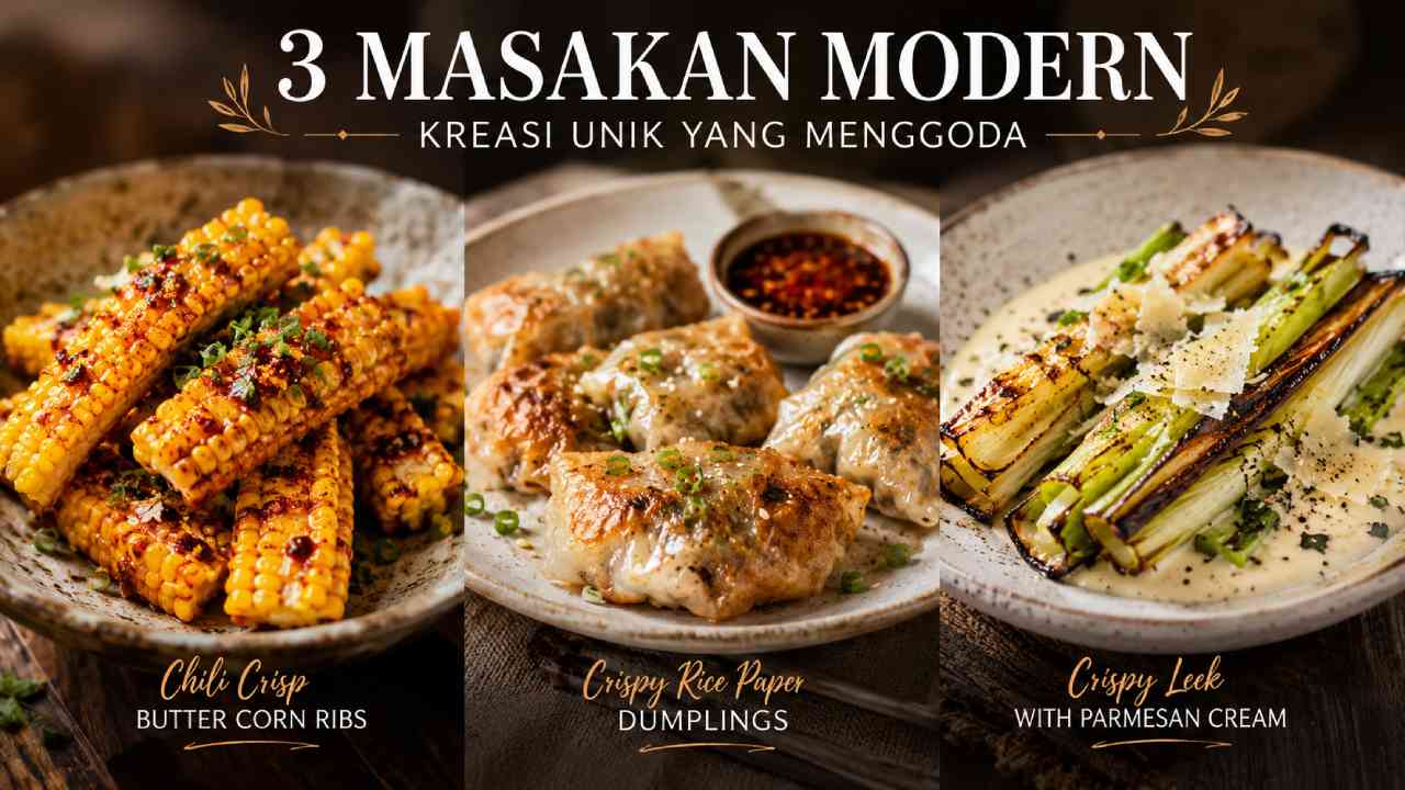 Wajib Dicoba, 3 Masakan Modern dengan Kreasi yang Menggoda