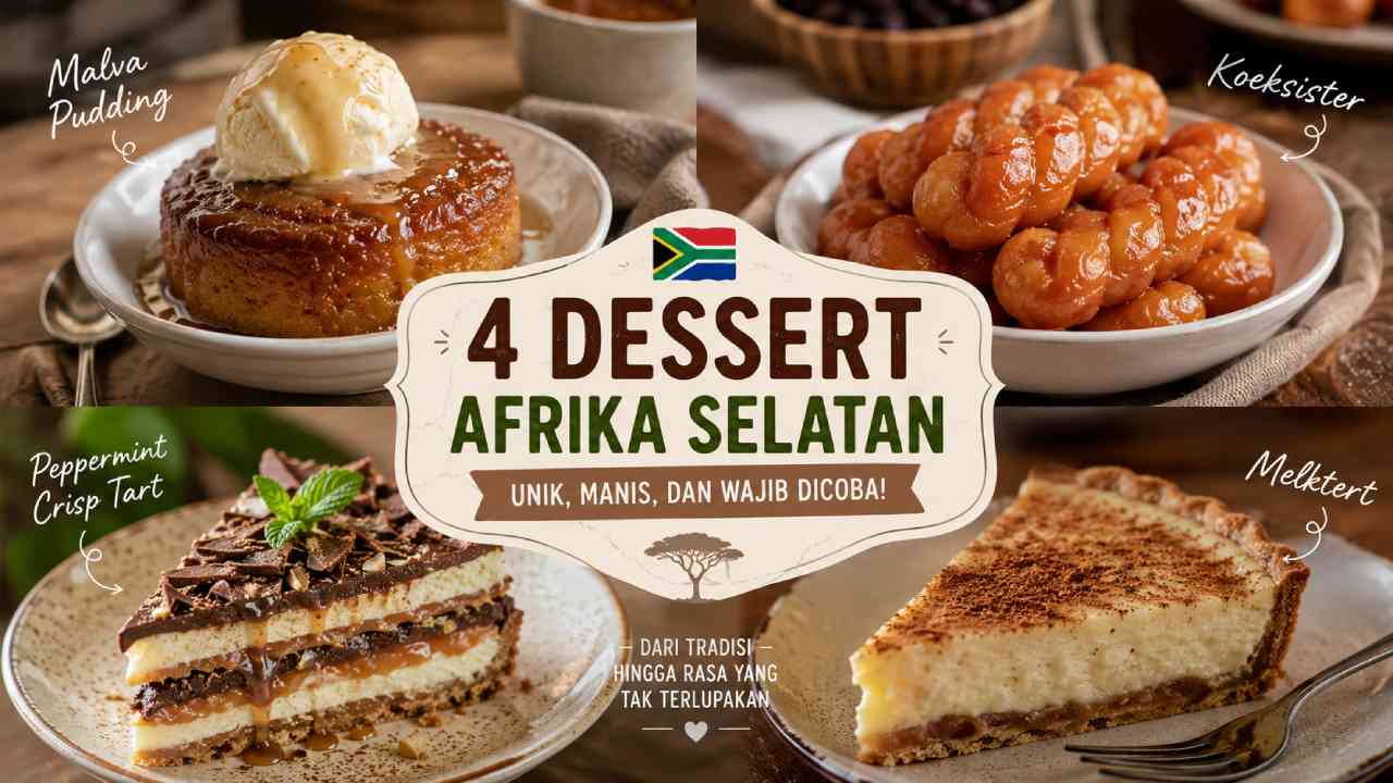 Bosan Dessert yang Itu-Itu Saja? Coba 4 Manisan Afrika Selatan Ini