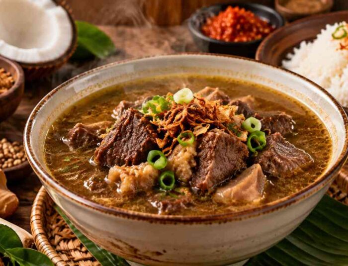 Pallubasa, Kuliner Tradisional Makassar dengan Cita Rasa Rempah yang Kuat