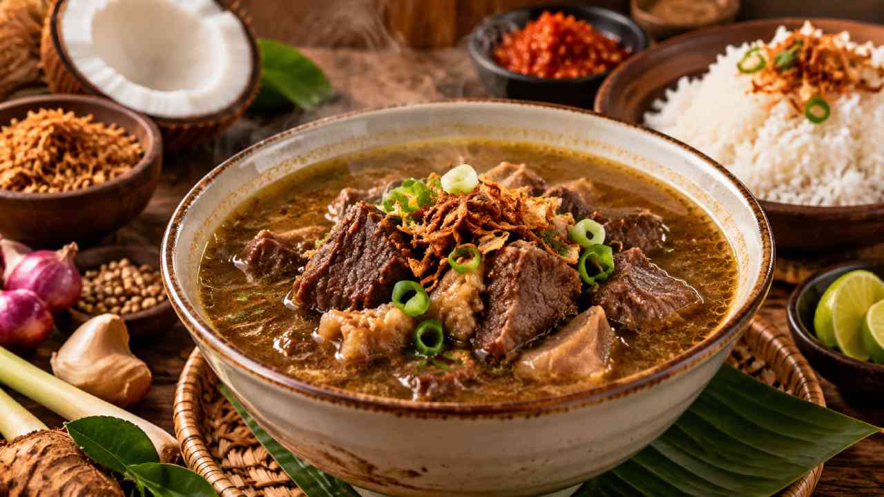 Pallubasa, Kuliner Tradisional Makassar dengan Cita Rasa Rempah yang Kuat