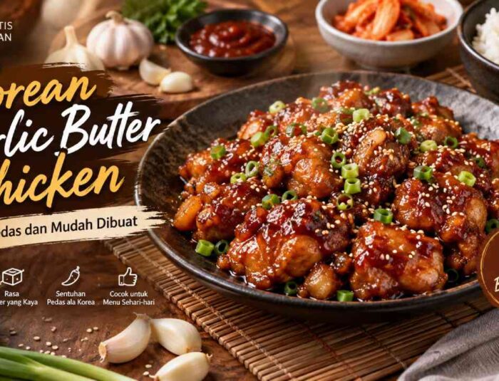 Resep Korean Garlic Butter Chicken, Gurih Pedas dan Mudah Dibuat