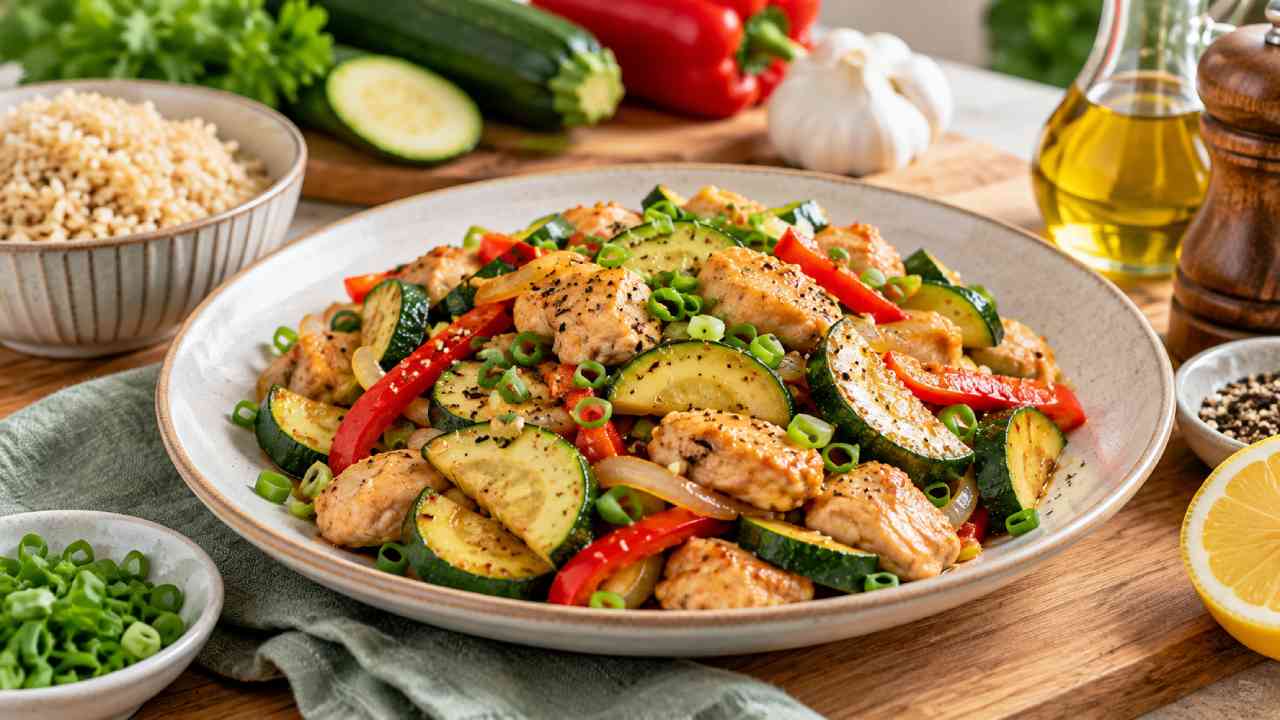 Resep Tumis Ayam dan Zukini untuk Menu Sehat Sehari-hari