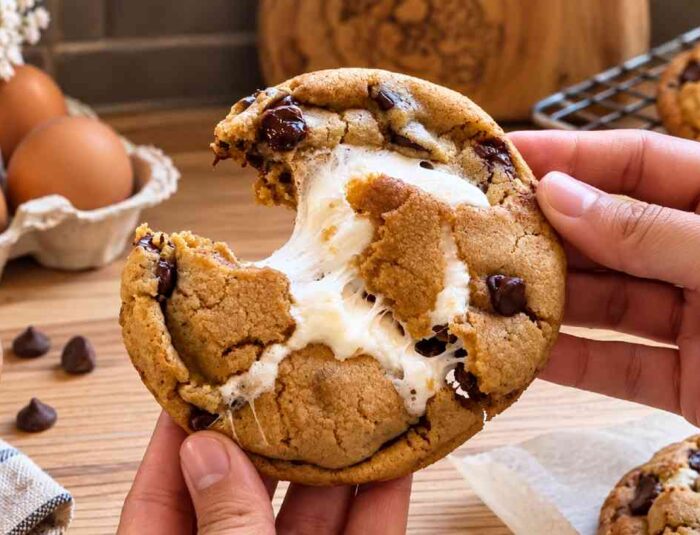 S’mores Cookie Viral, Marshmallow Lumer Bertemu Cokelat Renyah