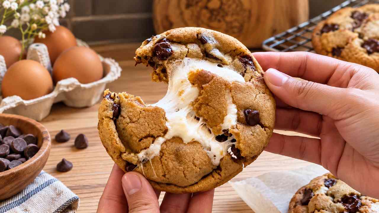 S’mores Cookie Viral, Marshmallow Lumer Bertemu Cokelat Renyah