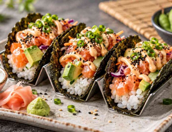 Sushi Taco Mencuri Perhatian Berkat Bentuk Unik dan Isian Segar