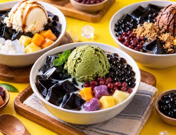 Taiwanese Grass Jelly Dessert Viral, Topping Kenyalnya Bikin Penasaran