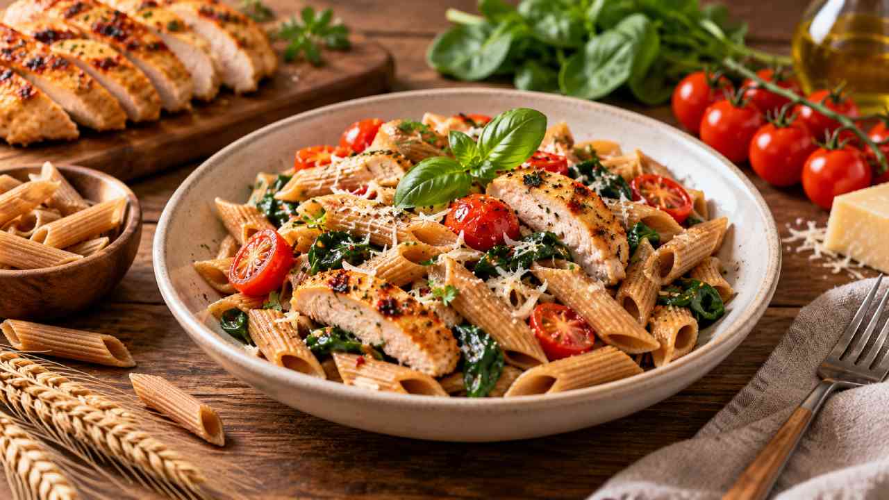 Whole-Wheat Chicken Pasta, Perpaduan Ayam dan Gandum Bernutrisi